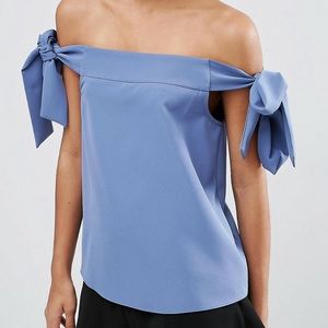 ASOS off the shoulder top